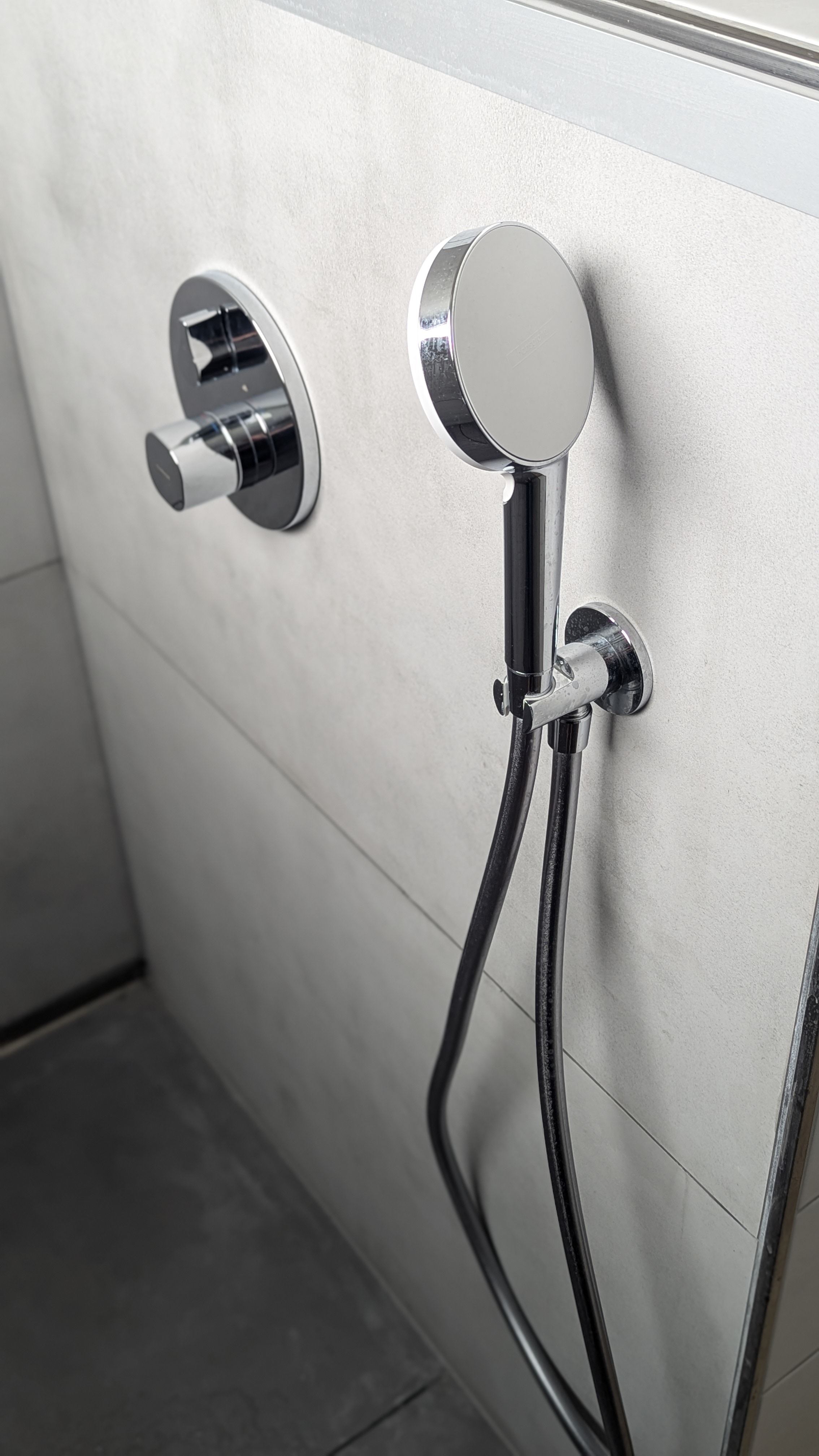 Ausstattung der begehbaren Dusche