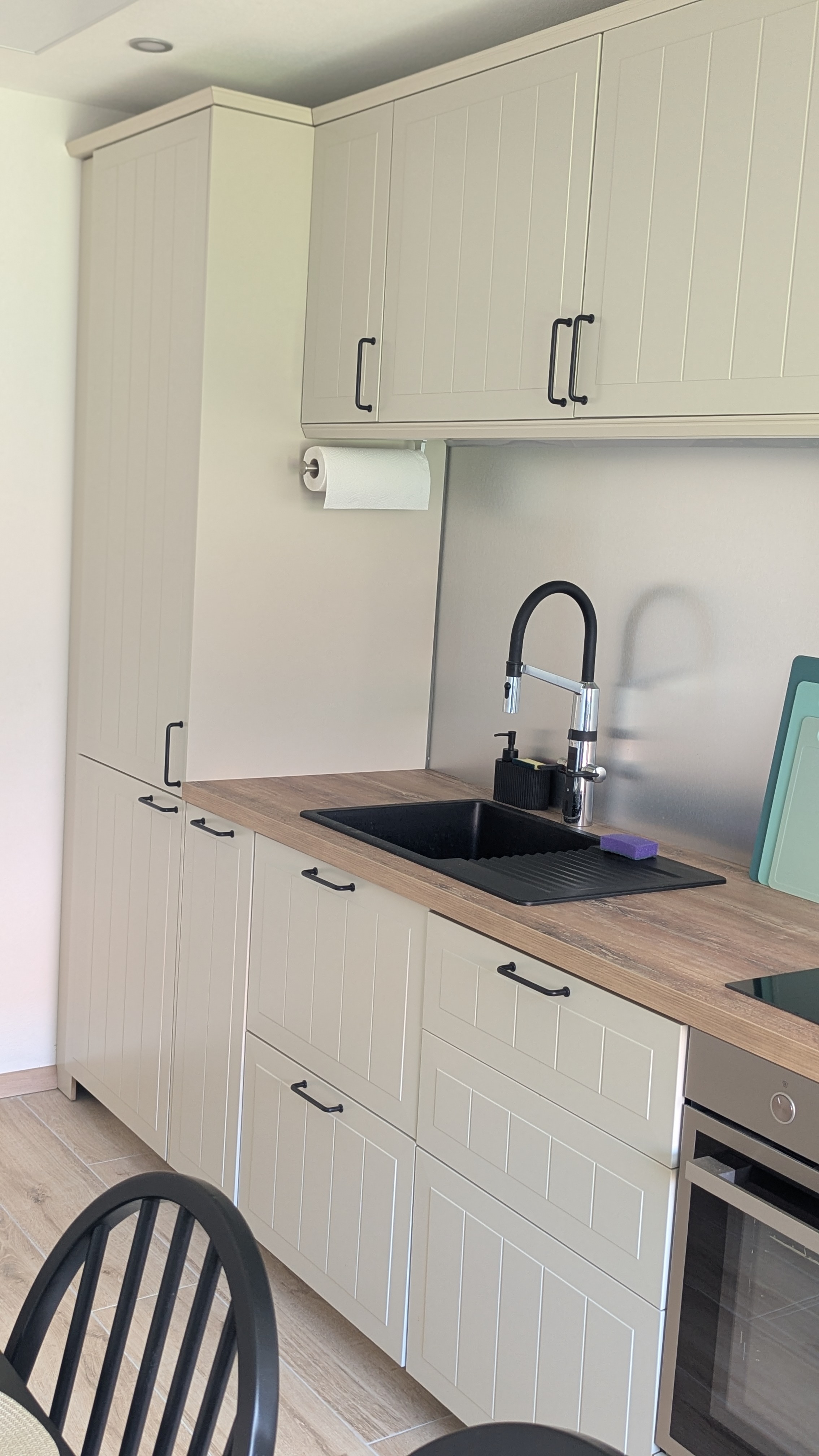 Automatischer Wasserhahn in unserer Küche in der Ferienwohnung